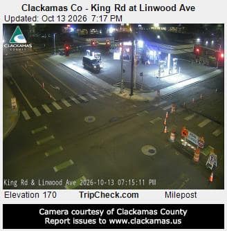 Clackamas Co - King Rd at Linwood Ave