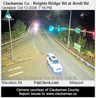 Clackamas Co - Knights Bridge Rd at Arndt Rd
