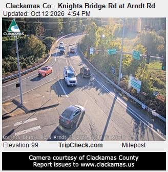 Clackamas Co - Knights Bridge Rd at Arndt Rd