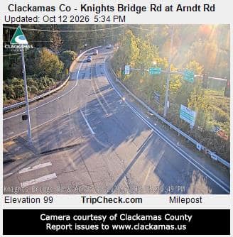 Clackamas Co - Knights Bridge Rd at Arndt Rd