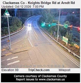 Clackamas Co - Knights Bridge Rd at Arndt Rd