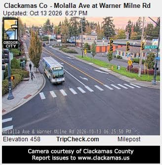 Clackamas Co - Molalla Ave at Warner Milne Rd