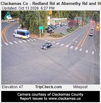 Clackamas Co - Redland Rd at Abernethy Rd and Holcomb Blvd