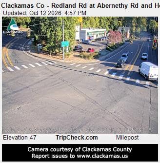 Clackamas Co - Redland Rd at Abernethy Rd and Holcomb Blvd