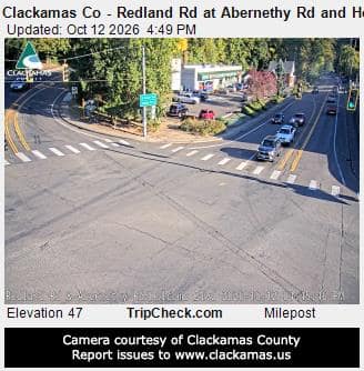 Clackamas Co - Redland Rd at Abernethy Rd and Holcomb Blvd