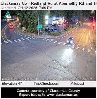 Clackamas Co - Redland Rd at Abernethy Rd and Holcomb Blvd