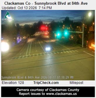 Clackamas Co - Sunnybrook Blvd at 84th Ave