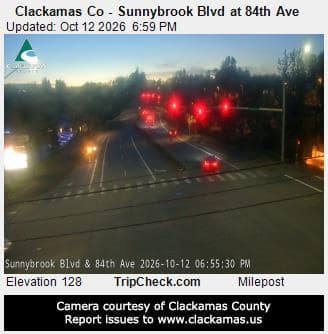Clackamas Co - Sunnybrook Blvd at 84th Ave