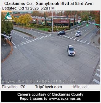 Clackamas Co - Sunnybrook Blvd at 93rd Ave