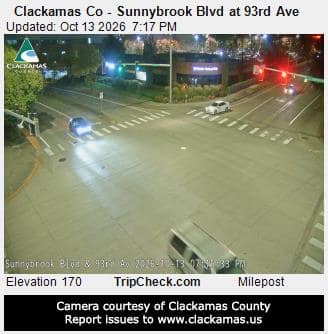 Clackamas Co - Sunnybrook Blvd at 93rd Ave
