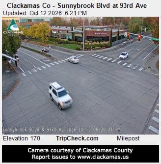 Clackamas Co - Sunnybrook Blvd at 93rd Ave