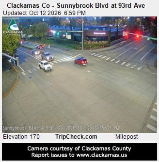 Clackamas Co - Sunnybrook Blvd at 93rd Ave