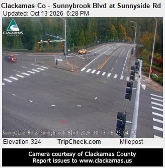 Clackamas Co - Sunnybrook Blvd at Sunnyside Rd