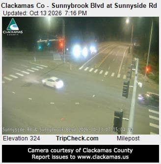 Clackamas Co - Sunnybrook Blvd at Sunnyside Rd