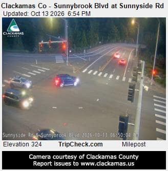 Clackamas Co - Sunnybrook Blvd at Sunnyside Rd