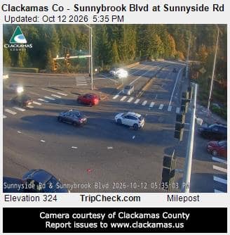 Clackamas Co - Sunnybrook Blvd at Sunnyside Rd