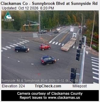 Clackamas Co - Sunnybrook Blvd at Sunnyside Rd