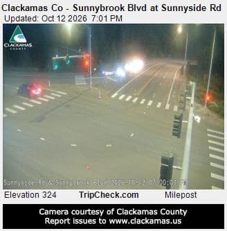 Clackamas Co - Sunnybrook Blvd at Sunnyside Rd