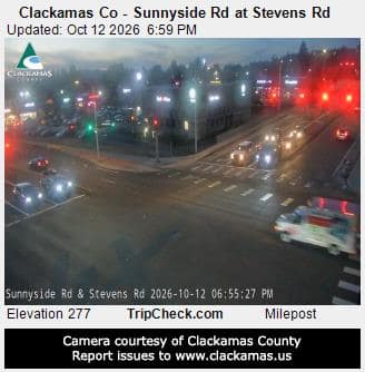 Clackamas Co - Sunnyside Rd at Stevens Rd