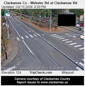 Clackamas Co - Webster Rd at Clackamas Rd