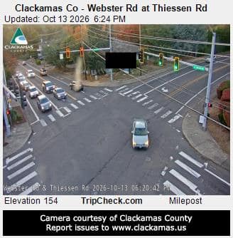 Clackamas Co - Webster Rd at Thiessen Rd