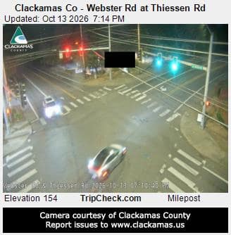 Clackamas Co - Webster Rd at Thiessen Rd