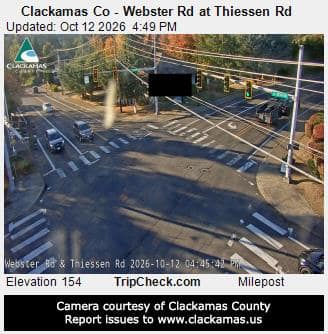 Clackamas Co - Webster Rd at Thiessen Rd