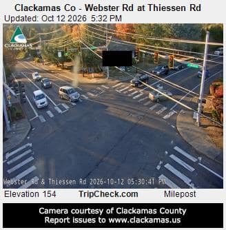 Clackamas Co - Webster Rd at Thiessen Rd