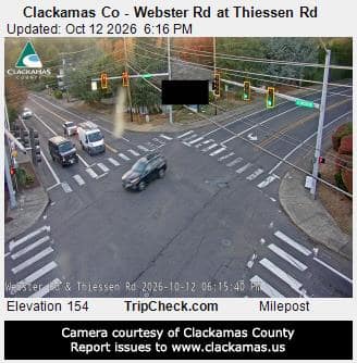 Clackamas Co - Webster Rd at Thiessen Rd