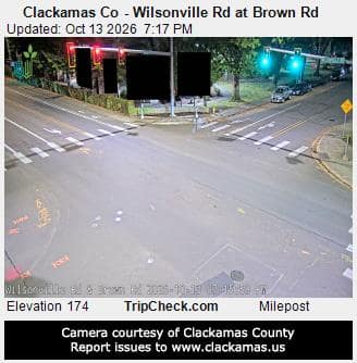 Clackamas Co - Wilsonville Rd at Brown Rd