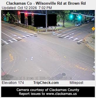 Clackamas Co - Wilsonville Rd at Brown Rd