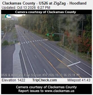Clackamas County - US26 at ZigZag - Hoodland