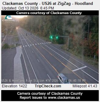 Clackamas County - US26 at ZigZag - Hoodland