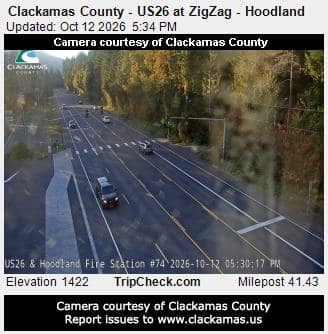 Clackamas County - US26 at ZigZag - Hoodland