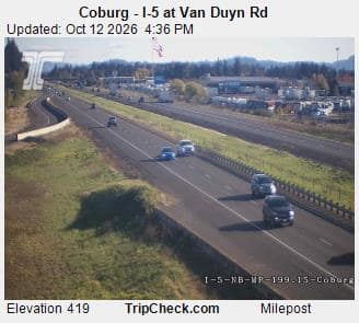 Coburg - I-5 at Van Duyn Rd