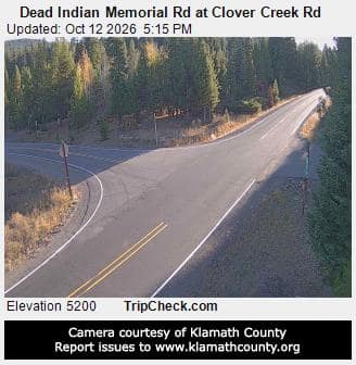 Dead Indian Memorial Rd at Clover Creek Rd
