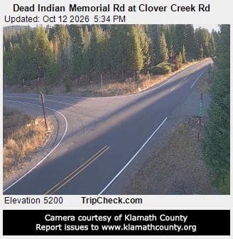 Dead Indian Memorial Rd at Clover Creek Rd