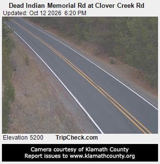 Dead Indian Memorial Rd at Clover Creek Rd