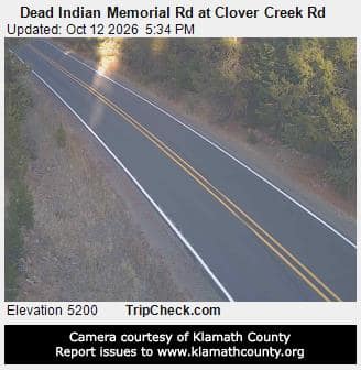 Dead Indian Memorial Rd at Clover Creek Rd