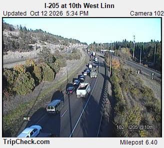 I-205 at 10th West Linn