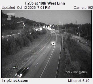 I-205 at 10th West Linn