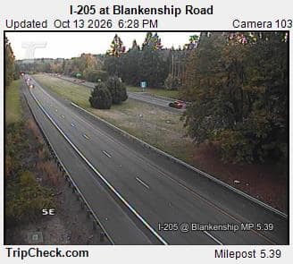 I-205 at Blankenship Road