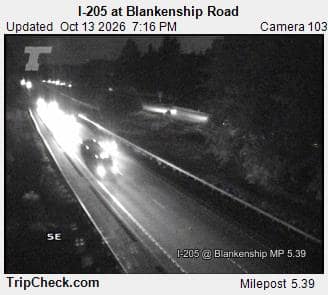 I-205 at Blankenship Road