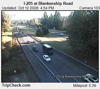 I-205 at Blankenship Road