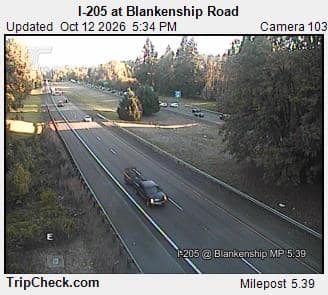 I-205 at Blankenship Road