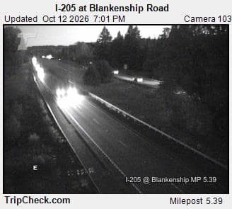 I-205 at Blankenship Road