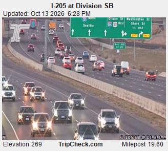 I-205 at Division SB