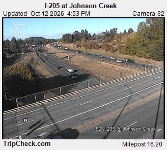 I-205 at Johnson Cr.