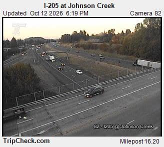 I-205 at Johnson Cr.