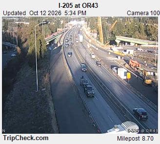 I-205 at OR43